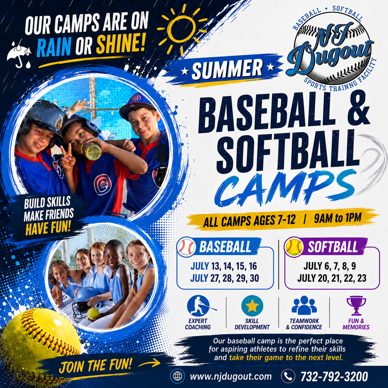 Baseball and Softball Camps