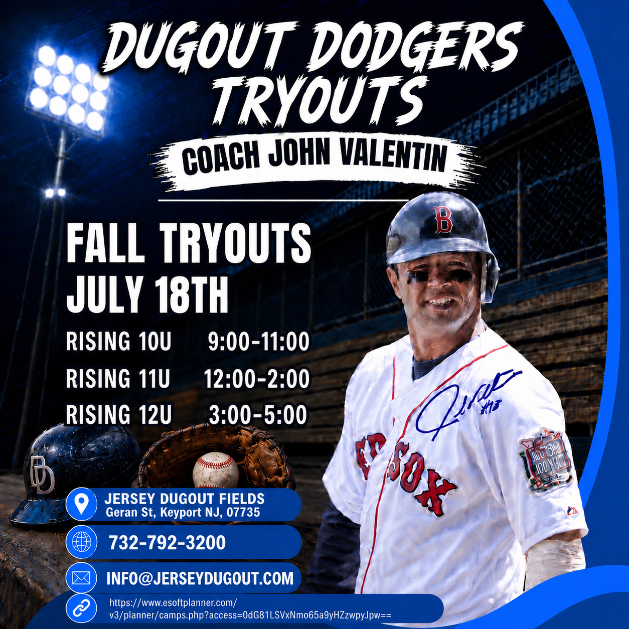Dugout Dodgers Tryout